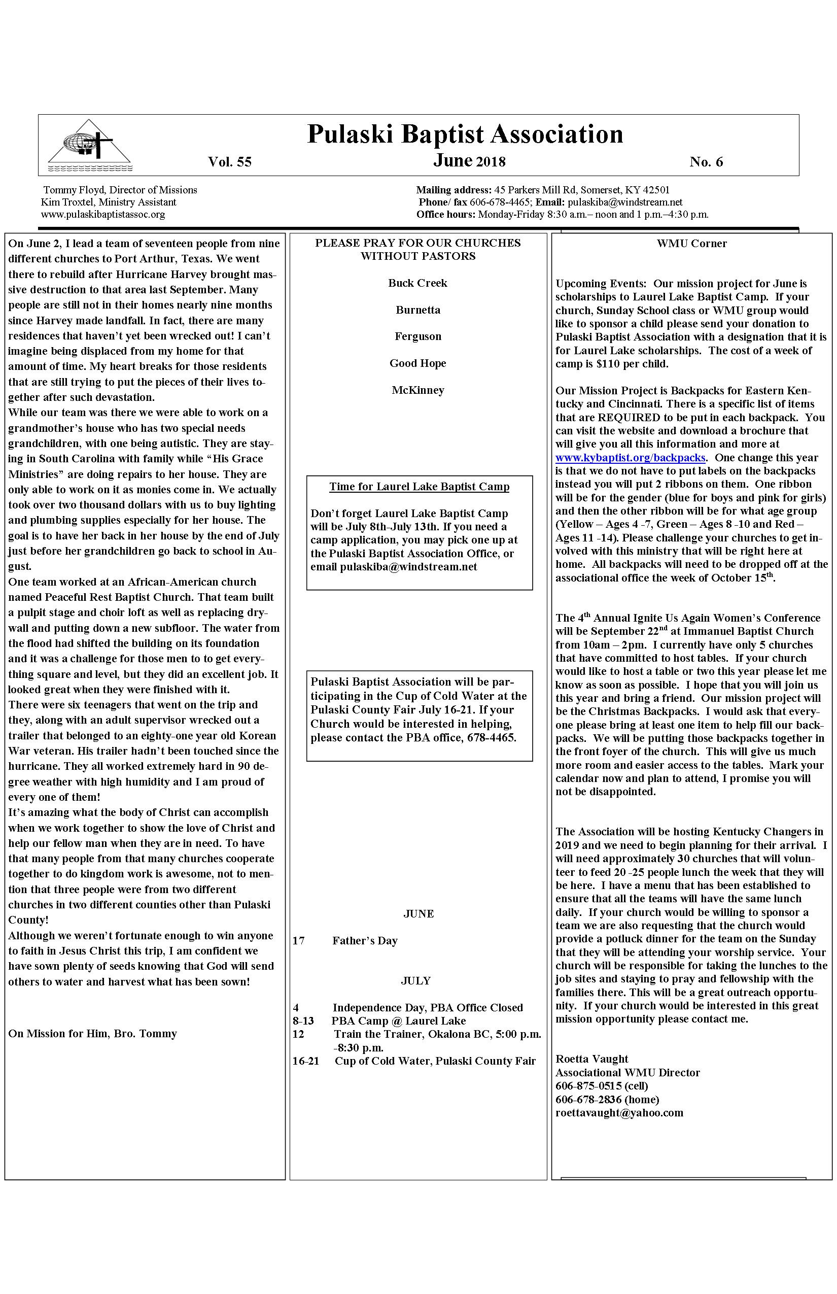 Pulaski Baptist Association