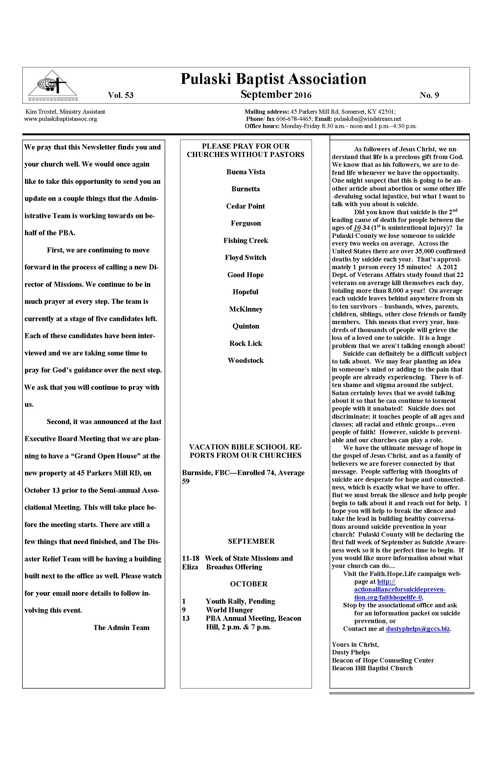 Pulaski Baptist Association